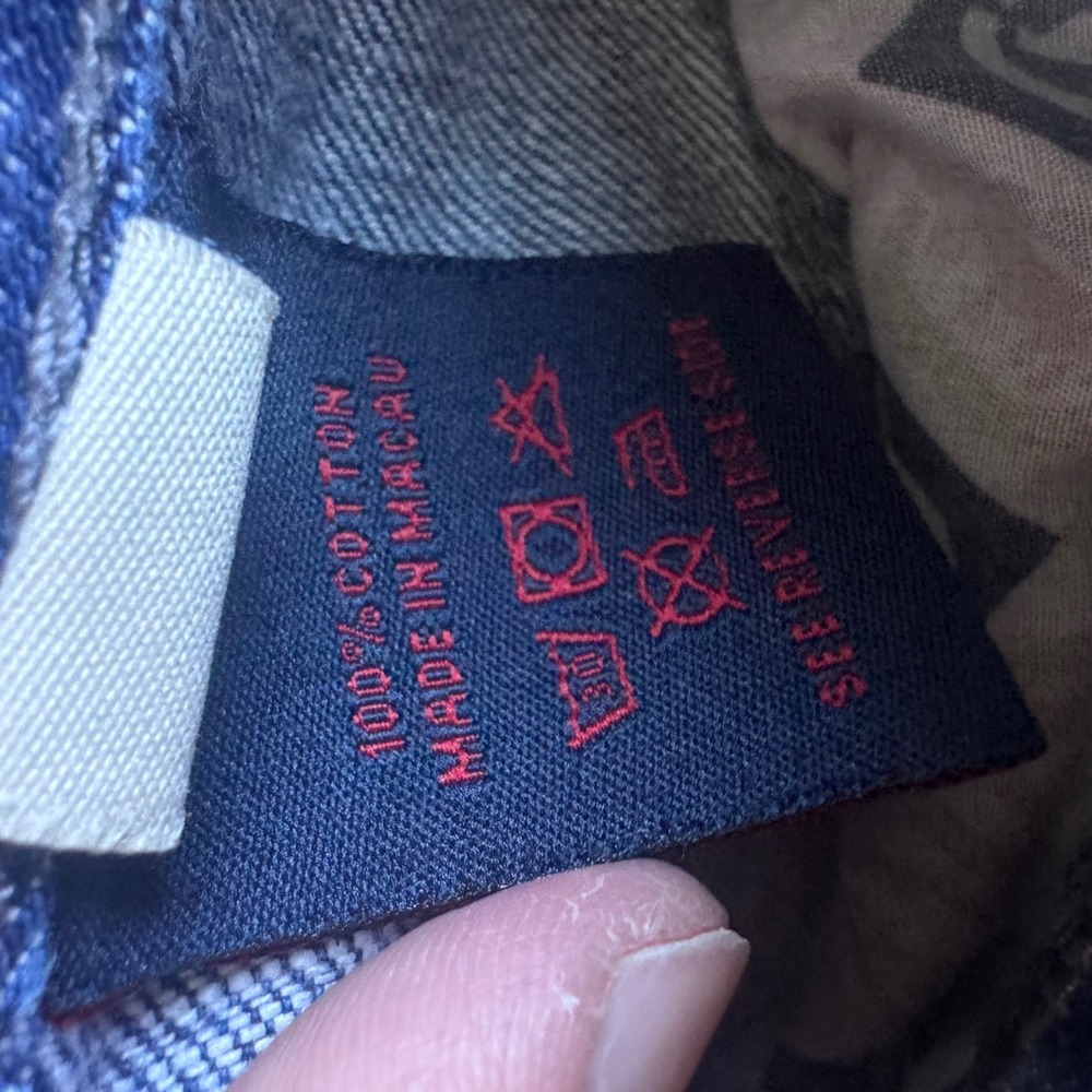 Ecko Unltd Baggy Jeans Mens 30 Y2K Embroidered Hip Hop Skater Denim Blue - Picture 9 of 9